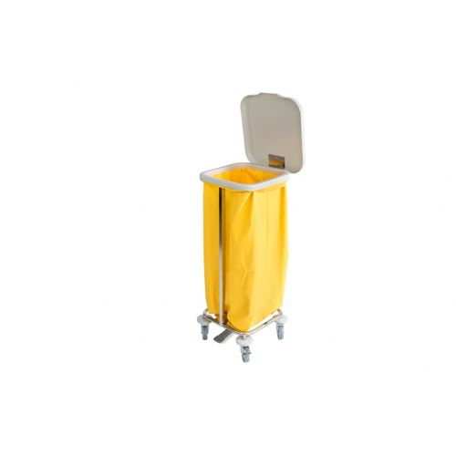 Carrello portabiancheria per sacchi sporchi - 300100 - TIMO - medico / da trasporto / 1 sacco