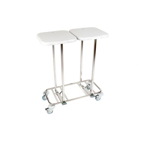 Carrello portabiancheria per sacchi sporchi - 300200 - TIMO - medico / da trasporto / 2 sacchi