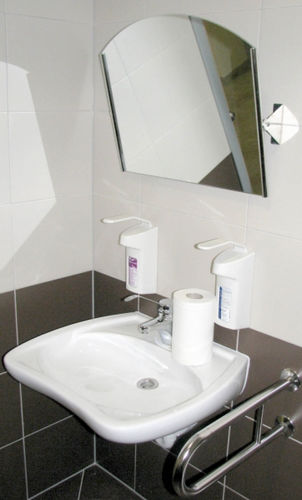 Barra di appoggio per stanza da bagno - S-14-60 - TIMO - in acciaio inossidabile