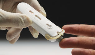 Test rapido dell'AIDS - AtomoRapid™ - Atomo Diagnostics - dell'HIV / di sangue