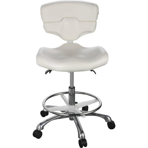 Sgabello per ambulatorio - LUXE PROVIDER - ComfortSoul - ad altezza regolabile / con rotelle / con schienale