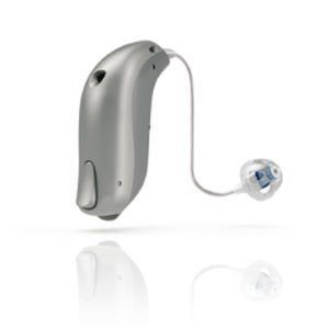 Audioprotesi mini RIC - Captivate - Sonic - wireless / grigia