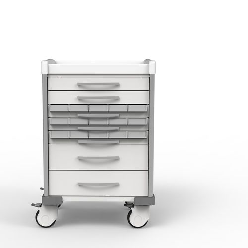 Carrello di sterilizzazione - pCART-N1-W-A-T-R2  - BriteMED Technology - di emergenza / ospedaliero / per farmaci