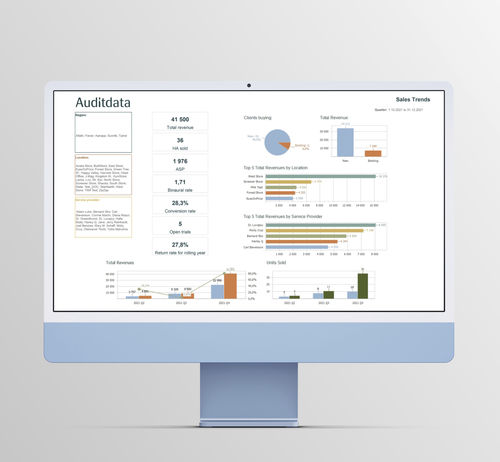 Modulo software di audiometria - Auditdata - di analisi / per reportistica