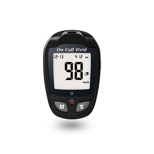 Glucometro GOD - On Call® Vivid - ACON DIABETES CARE - ematocrito / senza codice / con penna pungidito