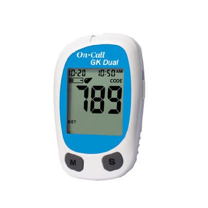 Glucometro ematocrito - On Call® GK Dual - ACON DIABETES CARE - chetonemia / con penna pungidito