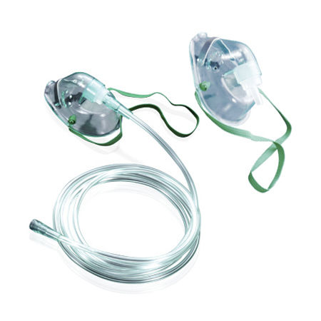 Maschera per ossigenoterapia neonatale - PN-1109 - JG Moriya - trasparente / regolabile