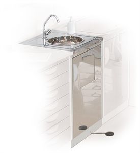Armadio per materiale sterile - OI1200 - LANCO LTDA. - per ospedale / con lavandino / con sportello
