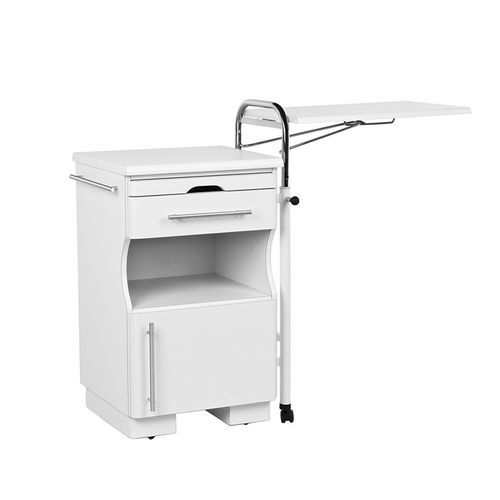 Comodino con rotelle - VLT-432A - Vallitech Móveis Hospitalares - modulare / con tavolino servitore / con cassetti
