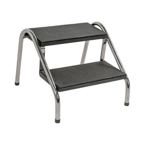 Predellino 2 gradini - VLT-605A - Vallitech Móveis Hospitalares - in acciaio inossidabile / antiscivolo / in plastica