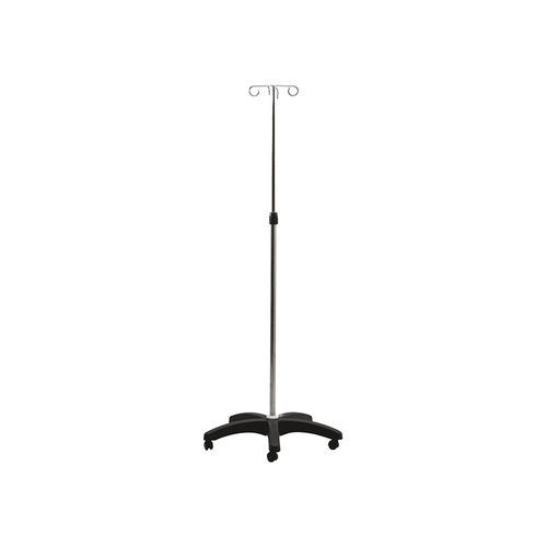 Asta portaflebo con rotelle - VLT-629 - Vallitech Móveis Hospitalares - 4 ganci / ad altezza regolabile / in acciaio inossidabile