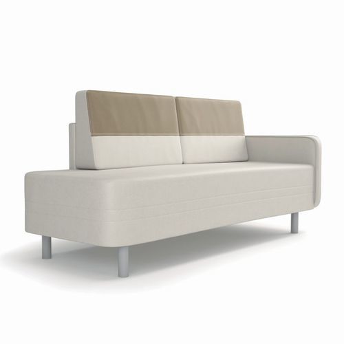 Divano letto per sala d'attesa - VLT-675F - Vallitech Móveis Hospitalares - per camera di degenza / per ambulatorio / multiposto