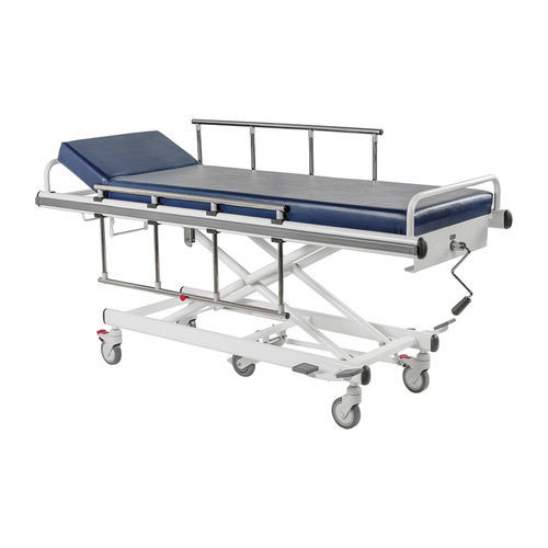 Barella con carrello passamalati - VLT-310 - Vallitech Móveis Hospitalares - manuale / ad altezza regolabile / a 2 sezioni