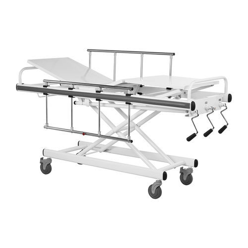 Barella con carrello passamalati - VLT-311 - Vallitech Móveis Hospitalares - manuale / ad altezza regolabile / in acciaio inossidabile
