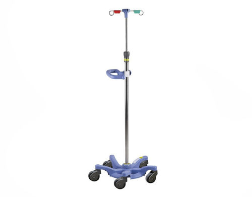 Asta portaflebo con rotelle - VLT-625 - Vallitech Móveis Hospitalares - 2 ganci / in acciaio inossidabile