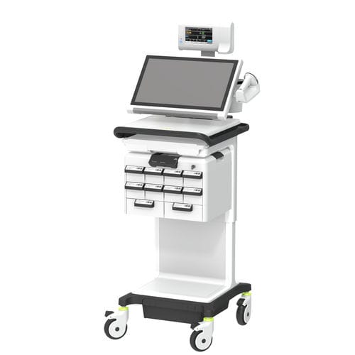 Carrello medico - ALPHATRON MEDICAL GmbH - per trattamenti / con cassetti / par paziente umano