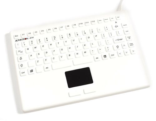 Tastiera medicale con touchpad - K510 - ALPHATRON MEDICAL GmbH - in silicone