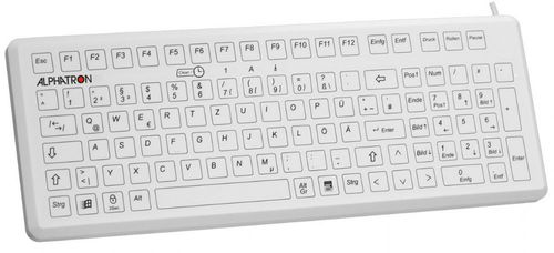Tastiera medicale con tastierino numerico - X1 - ALPHATRON MEDICAL GmbH - in silicone / ermetica / igienica