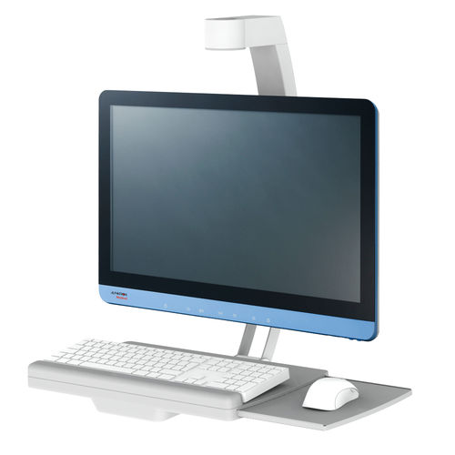 Supporto per computer medico - C-motion - ALPHATRON MEDICAL GmbH - da ufficio / compatto / ad altezza regolabile