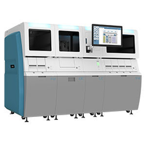 Sistema di automazione di laboratorio di decapsulazione tubi - LPAM - A & T Corporation - per smistamento di provette / modulare
