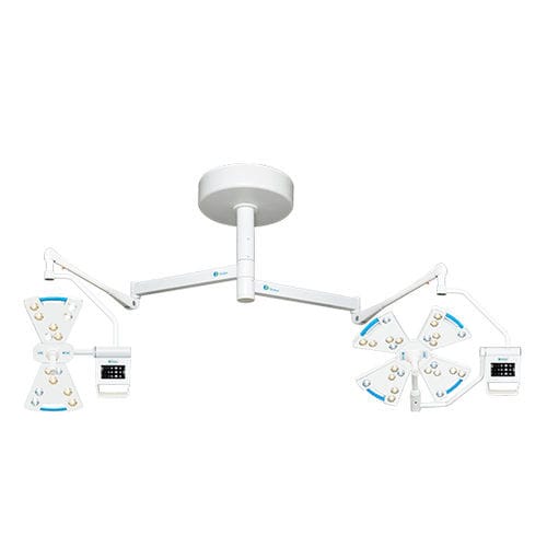 Lampada scialitica LED - iLUX 10 12 - XcelLance Medical Technologies - chirurgica / 2 bracci