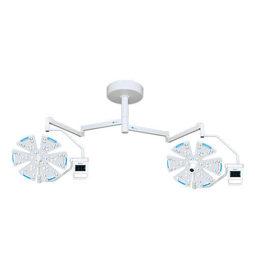 Lampada scialitica LED - iLUX 20 20 - XcelLance Medical Technologies - chirurgica / 2 bracci / con videocamera