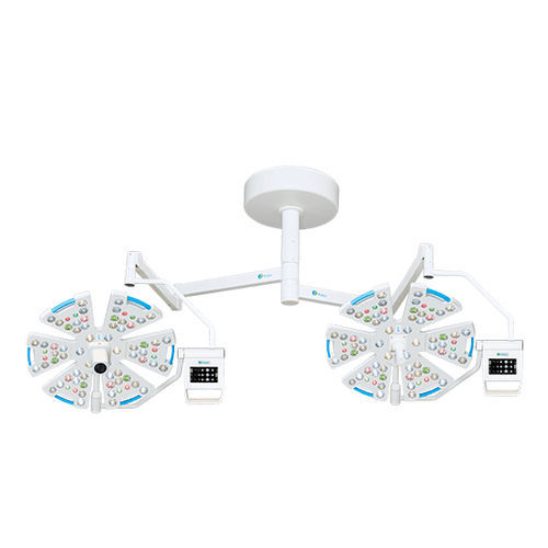 Lampada scialitica LED - iLUX 40 40 - XcelLance Medical Technologies - 2 bracci / con videocamera