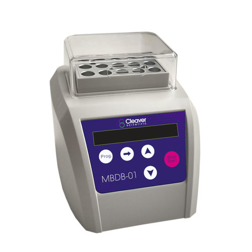 Bagnomaria a secco digitale - MBDB-01 - Cleaver Scientific - riscaldante / compatta / per tubi