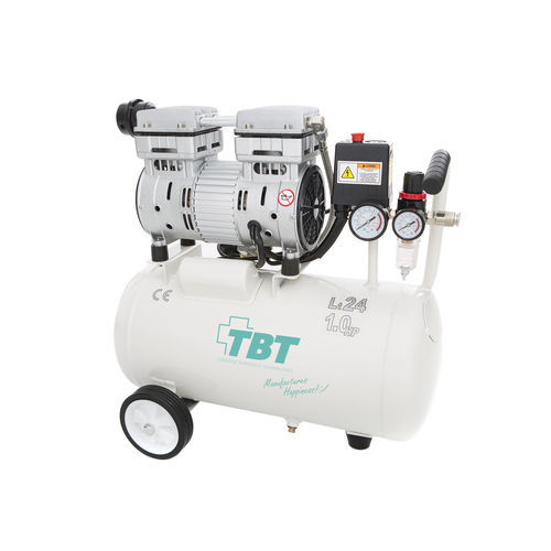Compressore d'aria per fresa - 519002 - TBT Medical - a pistone / con rotelle / portatile