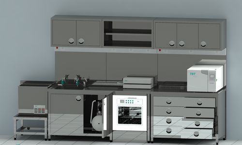 Sala di sterilizzazione per struttura sanitaria - TSSU Design - TBT Medical - in acciaio inossidabile / con struttura in acciaio inossidabile / chiavi in mano