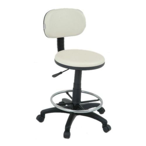 Sgabello da laboratorio - TBT Medical - ad altezza regolabile / con schienale / con poggiapiedi
