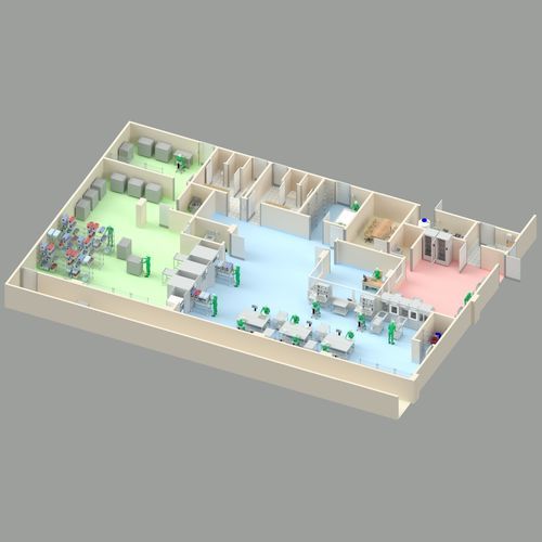 Sala di sterilizzazione per struttura sanitaria - CSSD Design - TBT Medical - per il settore medico / modulare / mobile