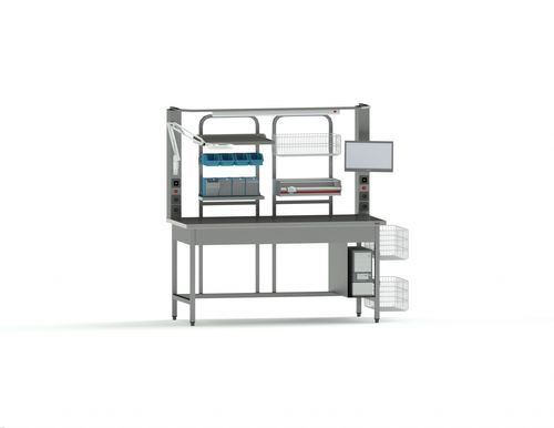 Riunito per dipartimento di sterilizzazione - PLUSHINE - TBT Medical - modulare / ergonomico / in acciaio inossidabile