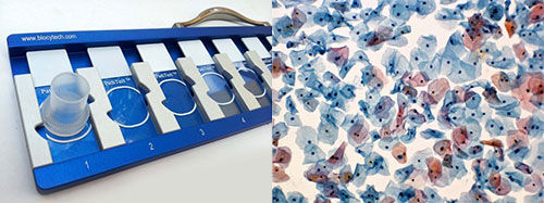 Sistema di preparazione dei campioni manuale - Biocytech Corporation S/B - da laboratorio / per citologia / per colorazione di vetrini