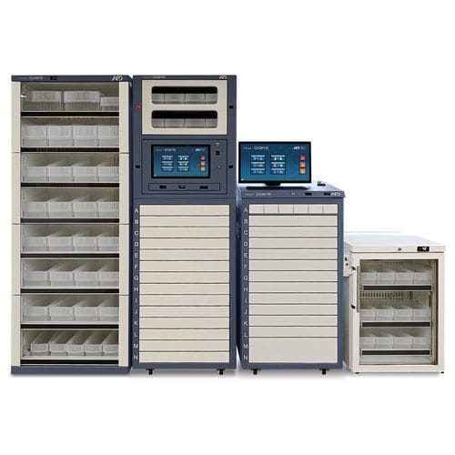 Armadietto di distribuzione automatica di farmaci per farmacie - Athos™ Dosys  - APD, S.A. - di approvvigionamento / di farmaci / con computer