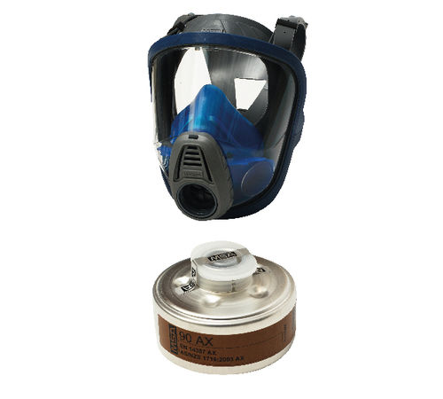 Mascherina di protezione con filtro - Advantage® 3100 - BIOLENE - a pieno facciale / per adulti / nera