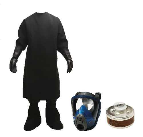 Tuta protettiva unisex - BIOLENE - nera
