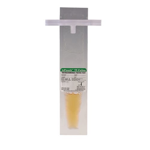 Kit di test della tricomoniasi felina - INPOUCH® TF - Biomed Diagnostics, Inc. - per felini / del Tritrichomonas foetus / per feci