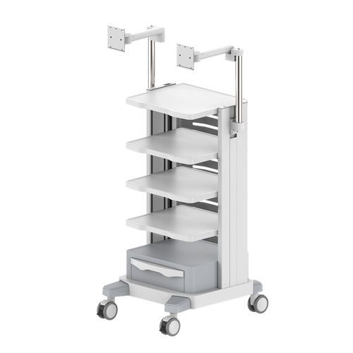 Carrello per endoscopia - 1.4M-TR900-14-XX - Coriton Instrument Co., Ltd. - medico / in alluminio / 1 cassetto