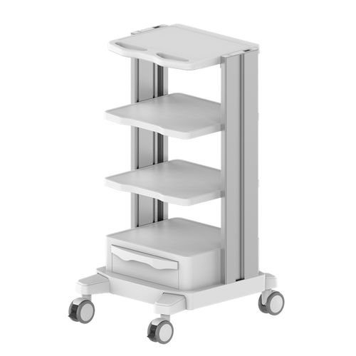 Carrello per endoscopia - 1.2M-TR900-09276/COR-0040-U - Coriton Instrument Co., Ltd. - medico / 1 cassetto / 3 ripiani