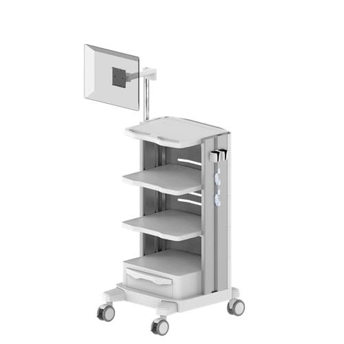 Carrello per endoscopia - 1.2M-TR900-12-XX  - Coriton Instrument Co., Ltd. - medico / con cassetti / con ripiano