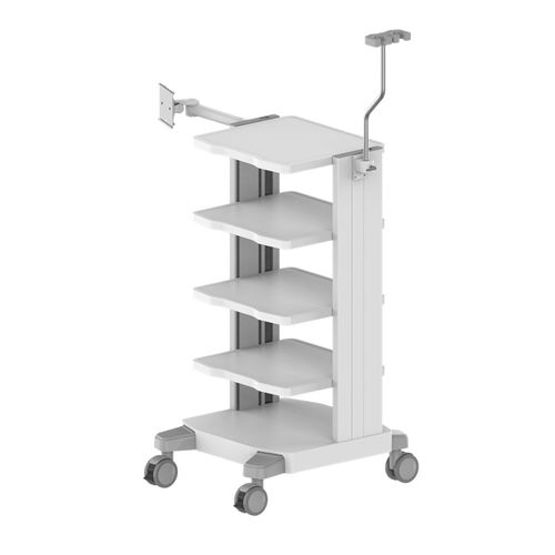 Carrello per endoscopia - 1.2M-TR900-12-04  - Coriton Instrument Co., Ltd. - medico / in alluminio / 4 ripiani