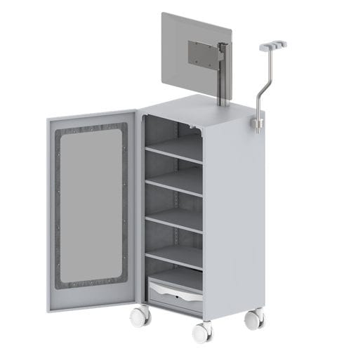 Carrello per endoscopia - TR900C-XX  - Coriton Instrument Co., Ltd. - medico / in alluminio / con ripiano