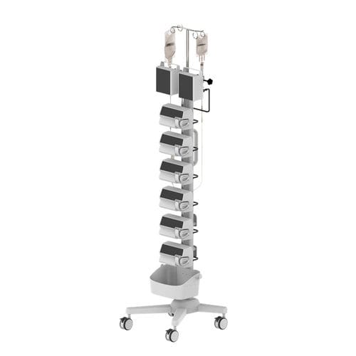 Carrello per pompe di perfusione - RS008-08726	 - Coriton Instrument Co., Ltd. - medico / con vaschetta
