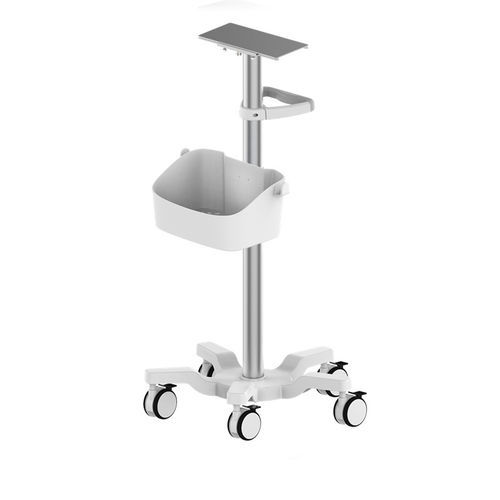 Carrello per schermi di dispositivi medici - RS010C - Coriton Instrument Co., Ltd. - in alluminio / con vaschetta