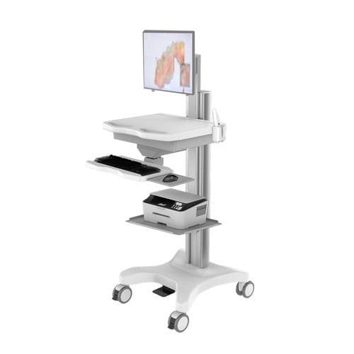 Carrello informatico point of care - TR800-200-XX - Coriton Instrument Co., Ltd. - con cassetti / ad altezza regolabile / sicuro
