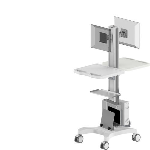 Carrello informatico per pannello PC - TR800-300-XX - Coriton Instrument Co., Ltd. - point of care / ad altezza regolabile / sicuro