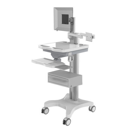 Carrello informatico per pannello PC - TR800-200-XX - Coriton Instrument Co., Ltd. - con cassetti / ad altezza regolabile / sicuro