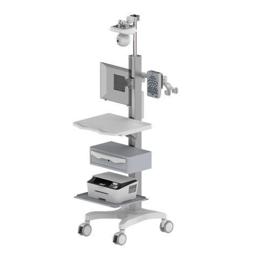Carrello informatico per pannello PC - TR700-200-XX - Coriton Instrument Co., Ltd. - point of care / con cassetti / ad altezza regolabile