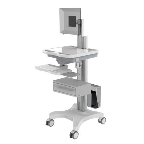 Carrello informatico per pannello PC - TR800-200-1 - Coriton Instrument Co., Ltd. - point of care / con cassetti / ad altezza regolabile